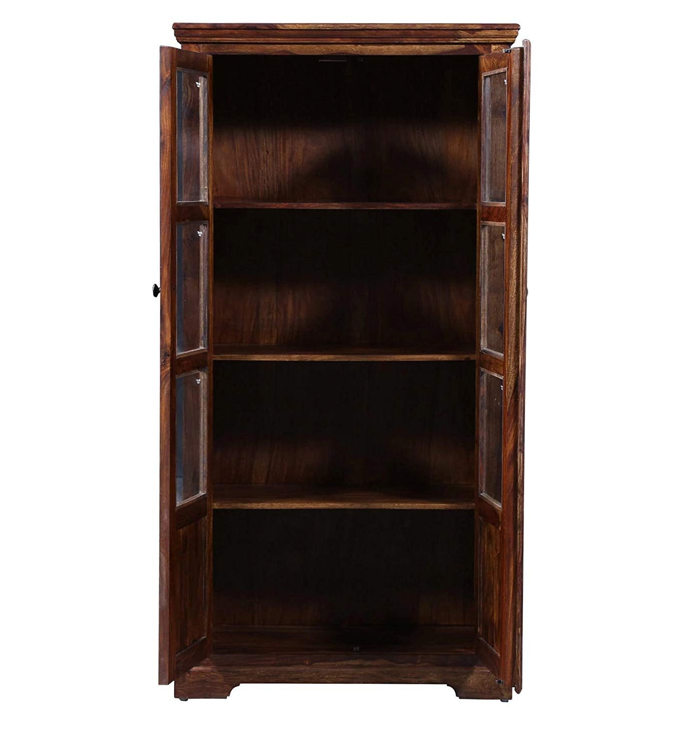 Morse Solid Wooden Book Case in Provincial Teak Finish