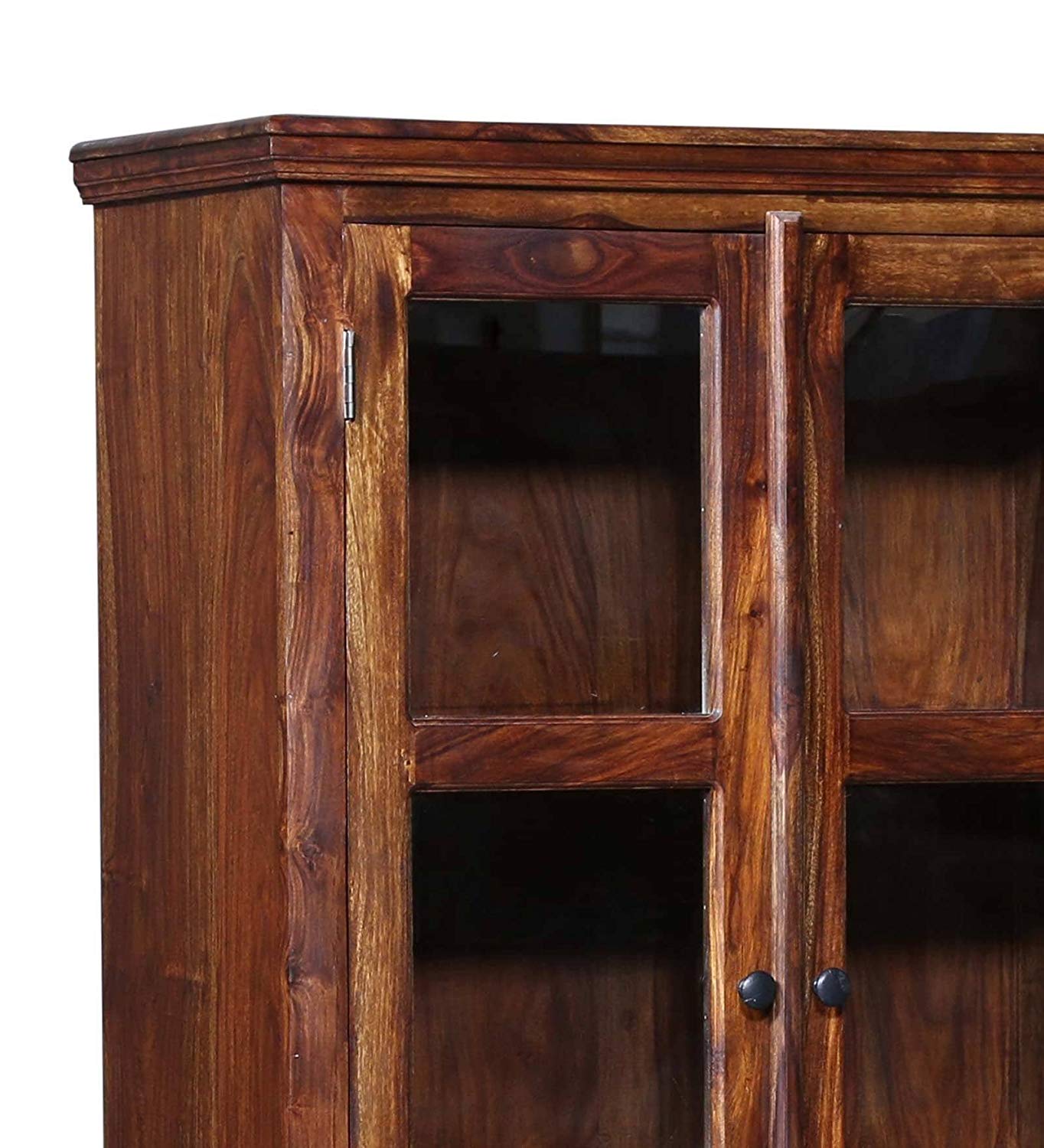 Morse Solid Wooden Book Case in Provincial Teak Finish