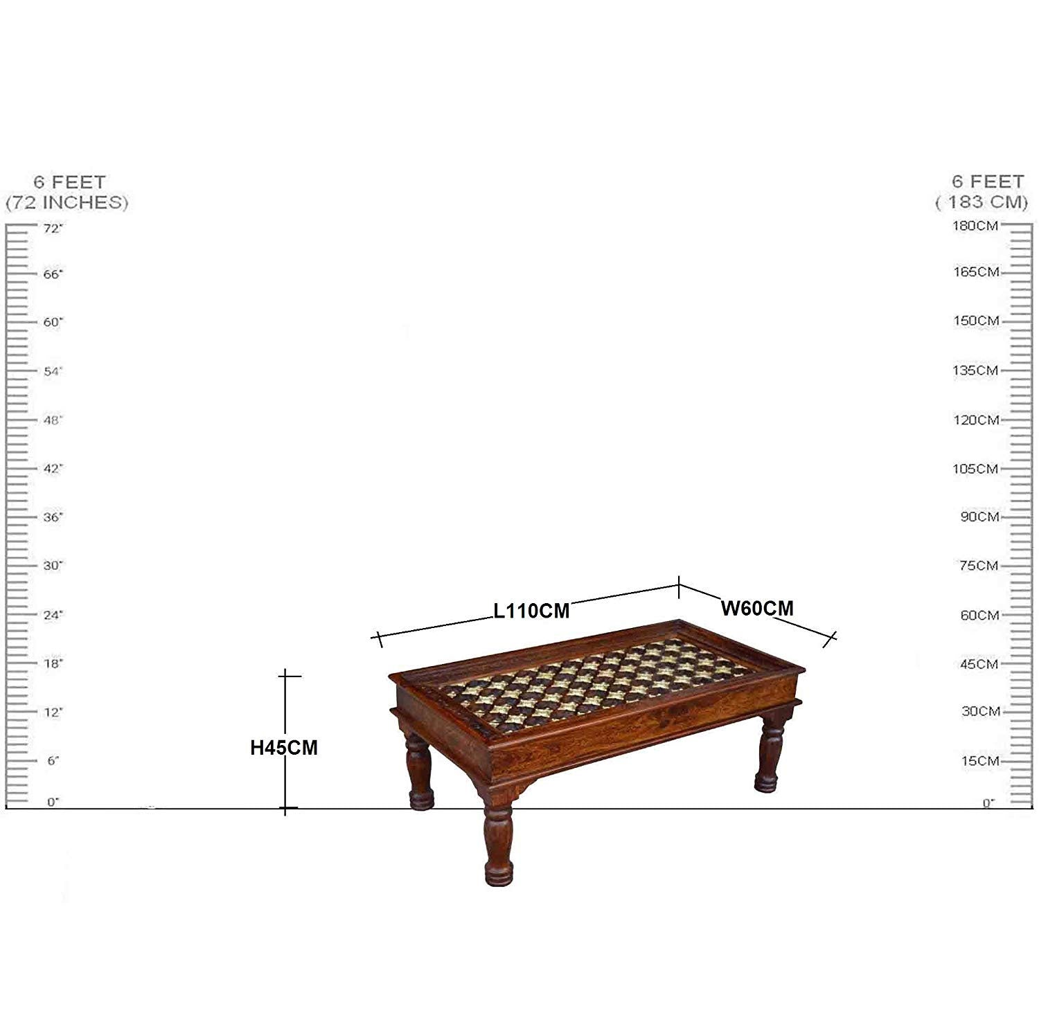 Wilma Center Table (Without Glass TOP)