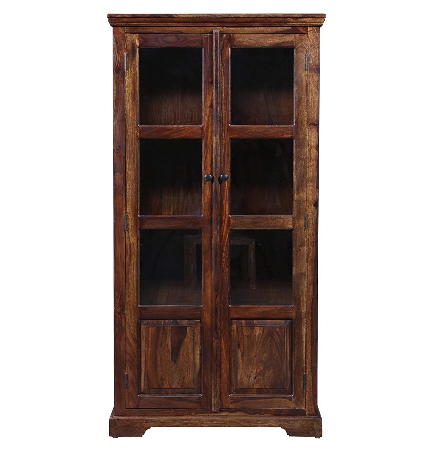 Morse Solid Wooden Book Case in Provincial Teak Finish