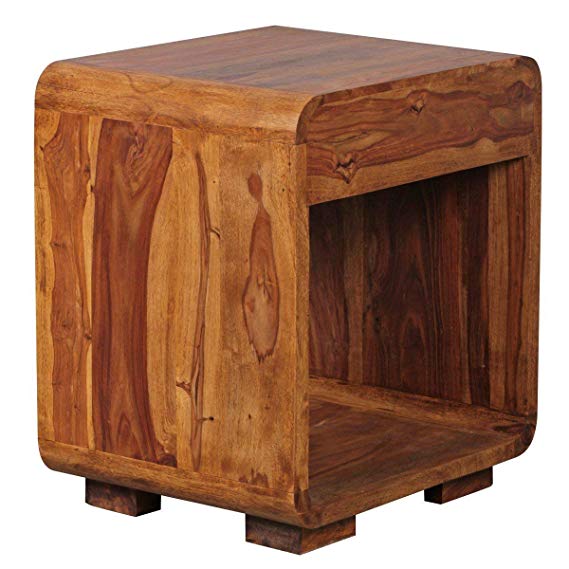 Cambrey Bed Sheesham Wooden Bedside End Table