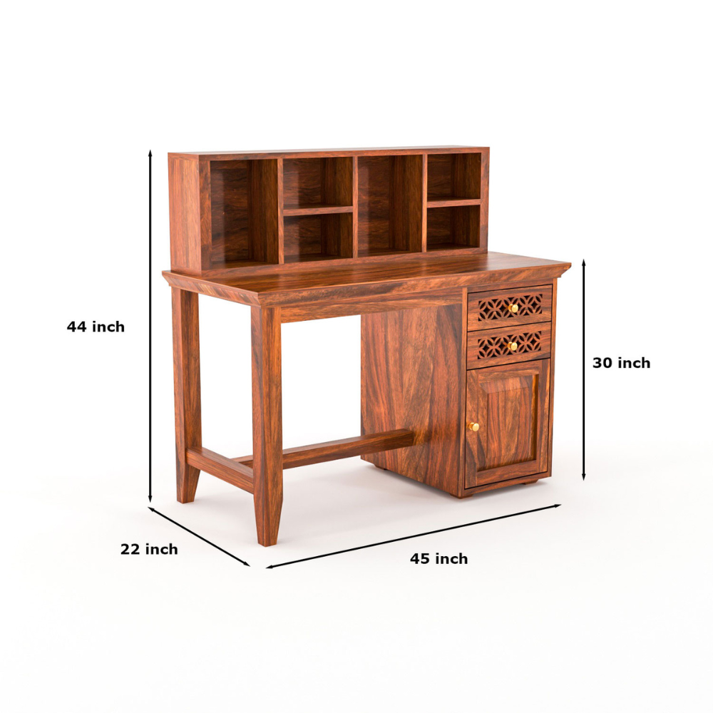 Roan Solid Sheesham Wood Study Table