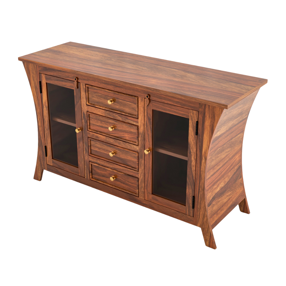 Emrys Solid Sheesham Wood Sideboard