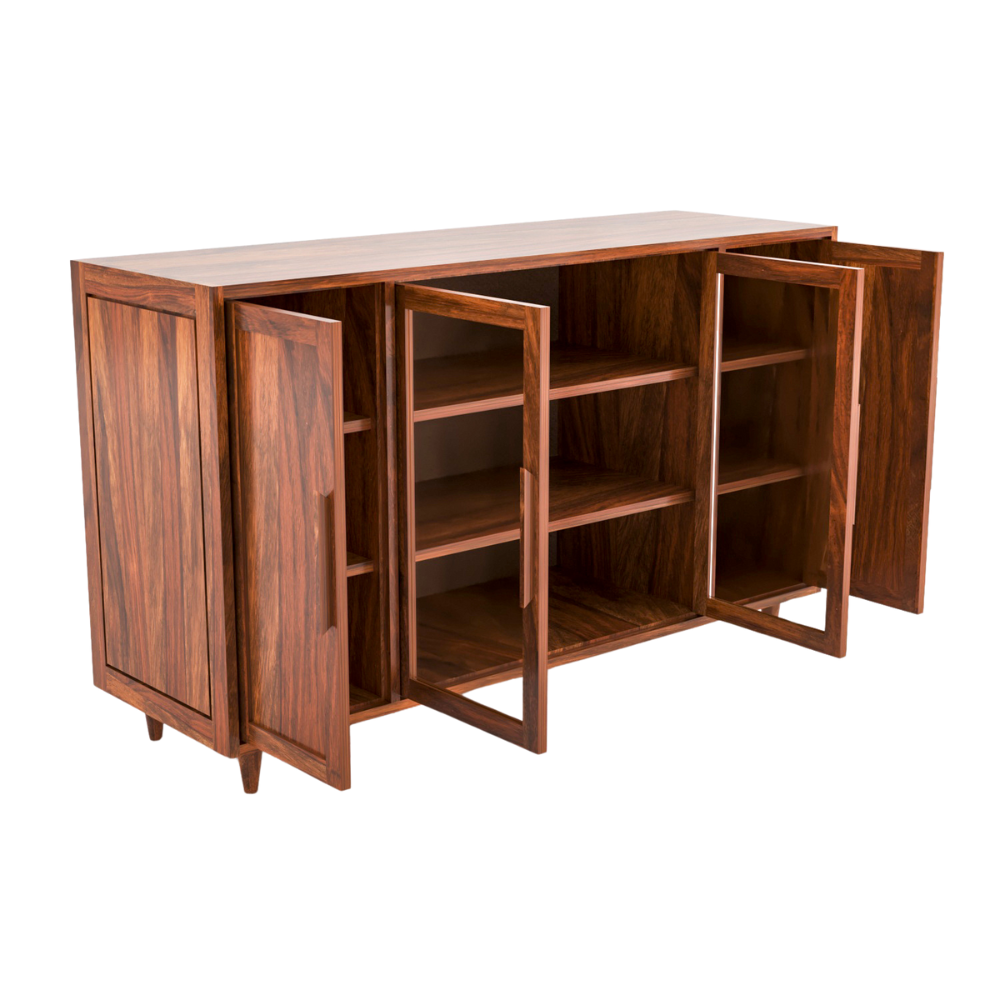Delphine Solid Sheesham Wood Sideboard