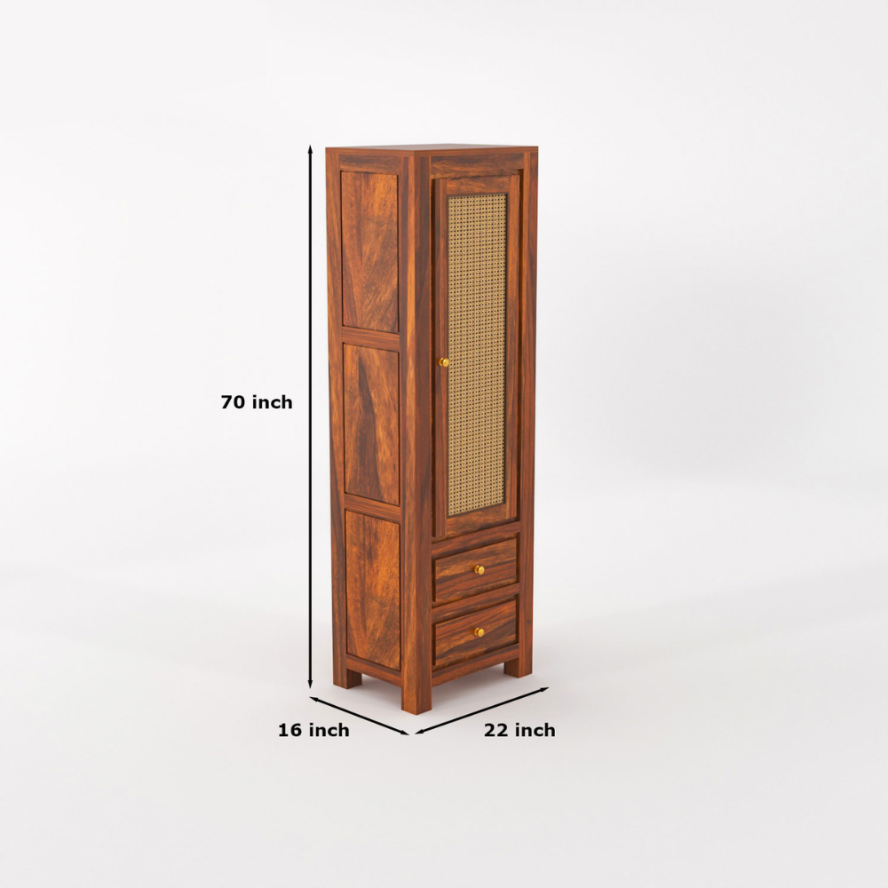 Liora Solid Sheesham Wood Bookshelf
