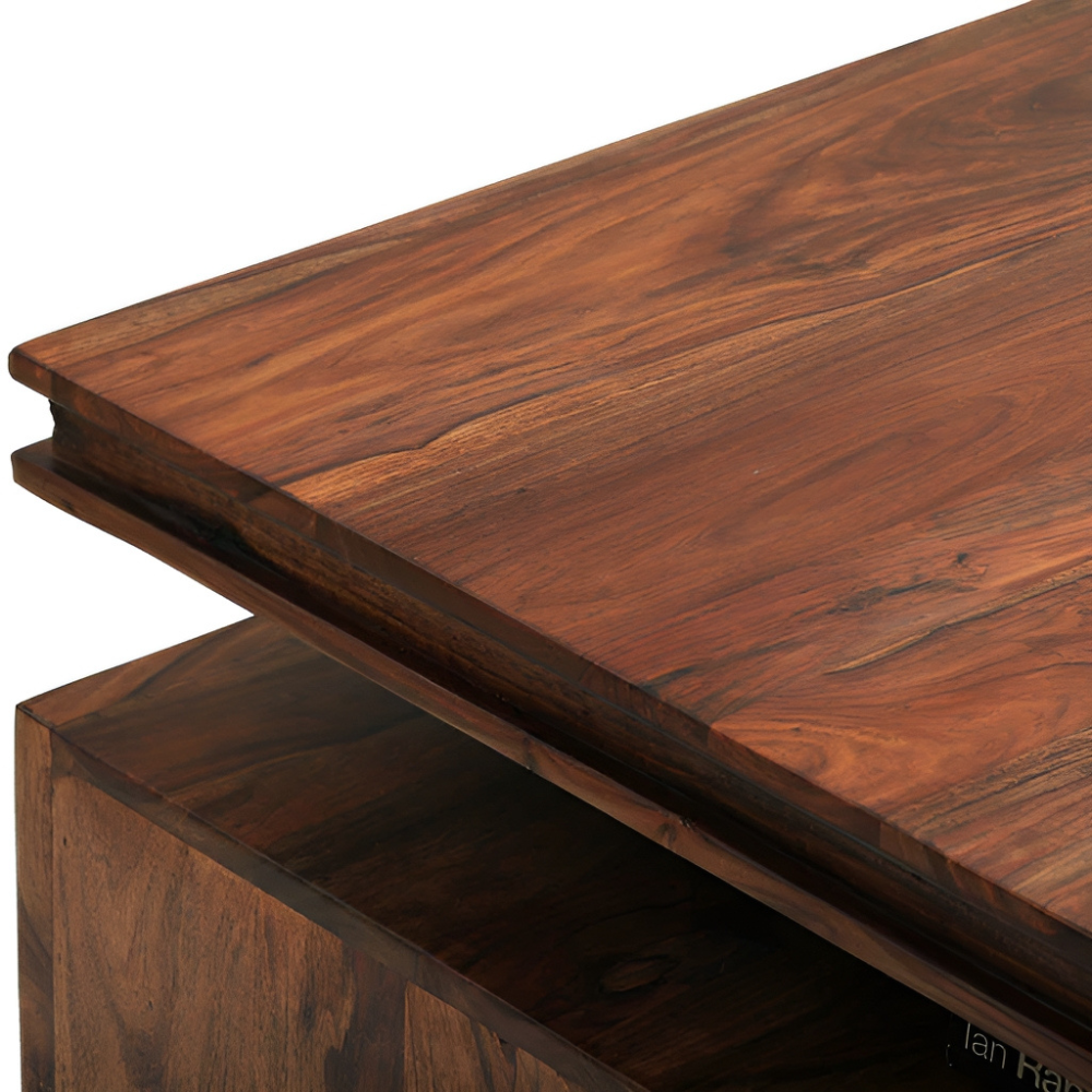 Cedric Solid Sheesham Wood Coffee Table