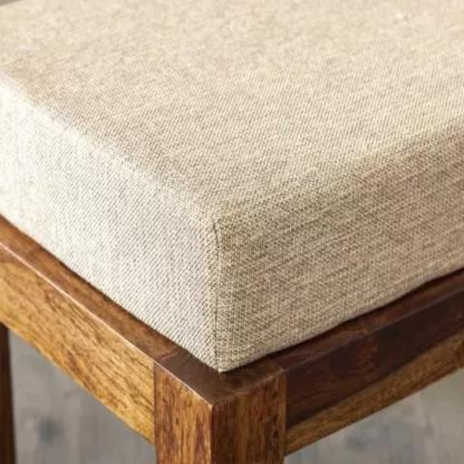 Rowan Solid Sheesham Wood Centre Coffee Table With 4 Stools