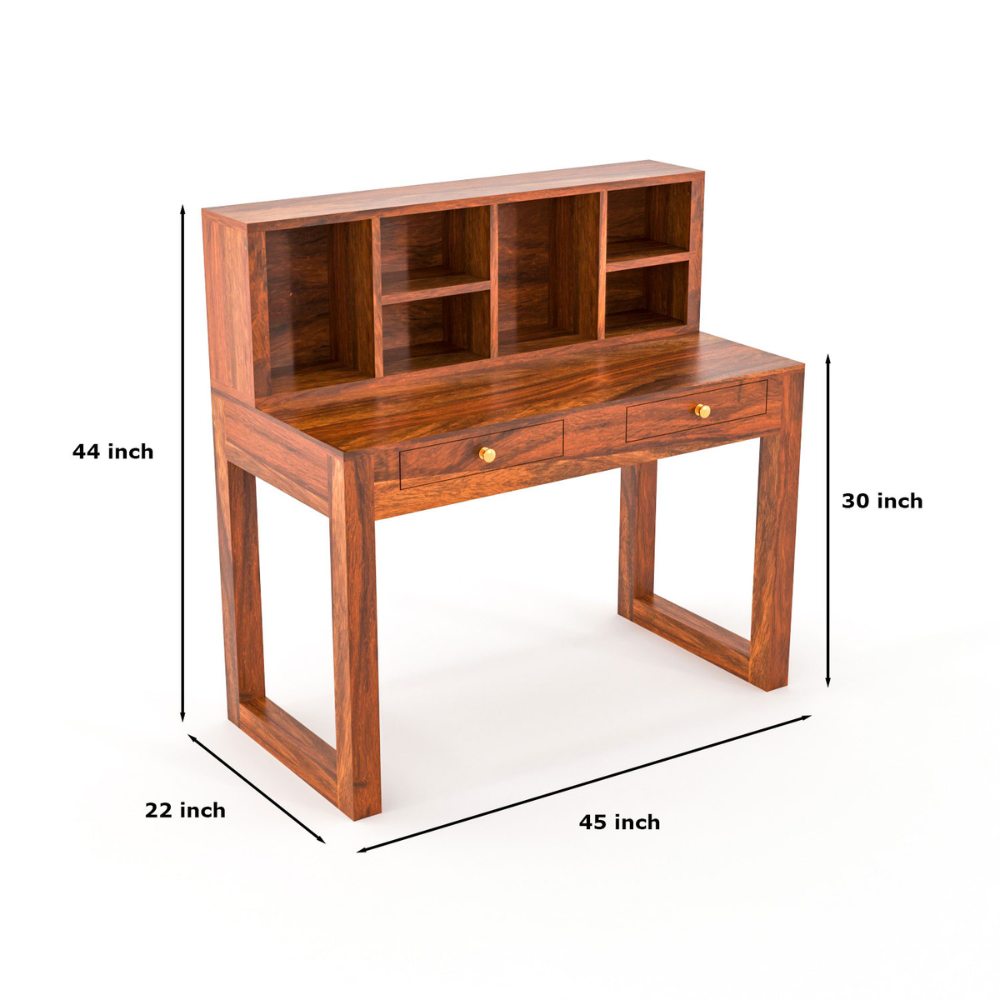 Kieran Solid Sheesham Wood Study Table