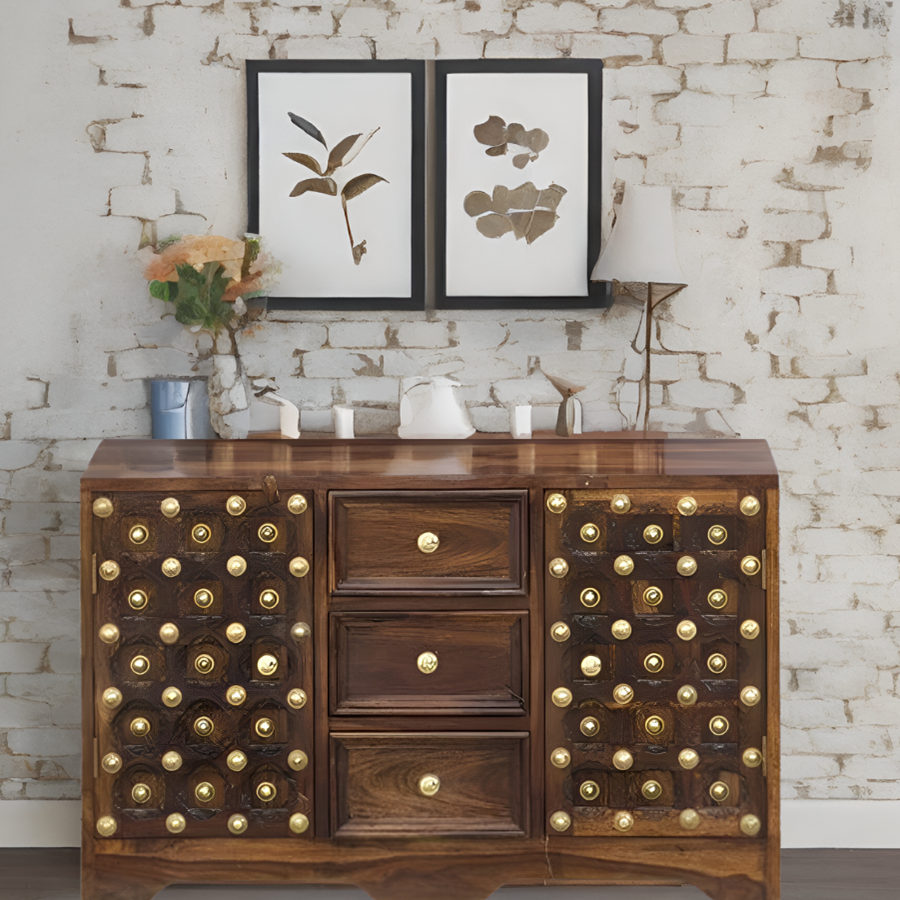 Merritt Solid Sheesham Wood Chest of Drawer