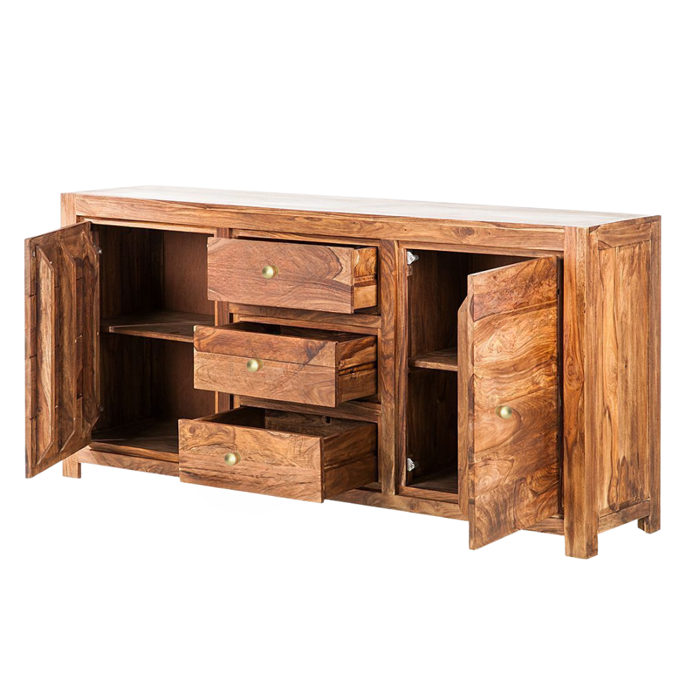Jareth Solid Sheesham Wood Sideboard