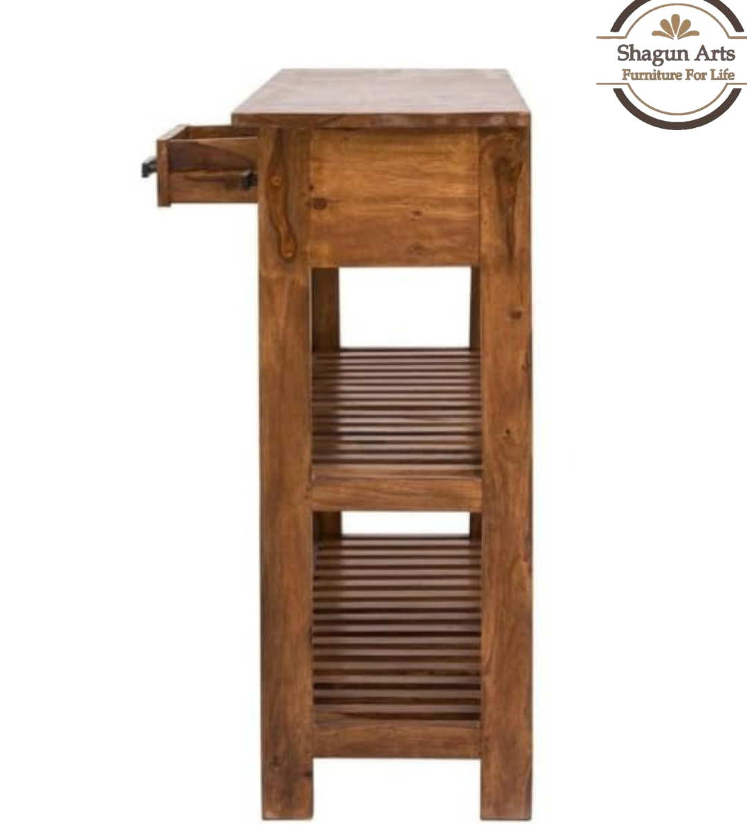 Wooden Console Table with Drawer Storage for Entryway
