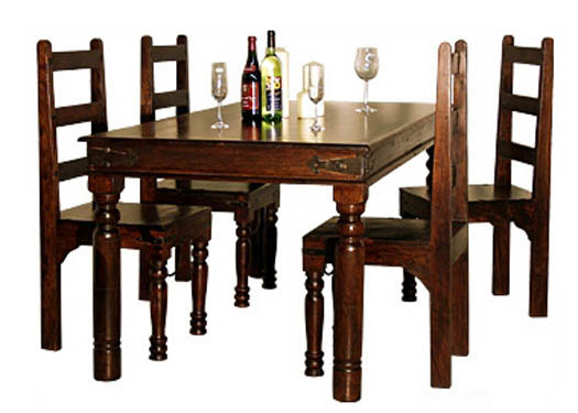 Warrican Extendable Solide Sheesham Wood Dining Table