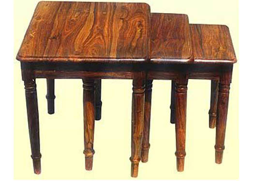Harleston Solid Wood Nest of Tables