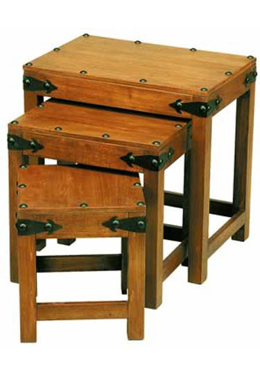 Oriel Solid Wood Nest of Tables