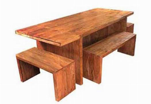 Dewey  Solide Sheesham Wood Dining Table