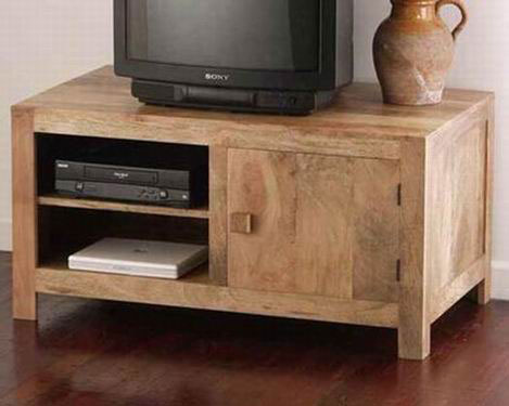 Vincent Solide Sheesham Wood Multi-Functional Tv Unit