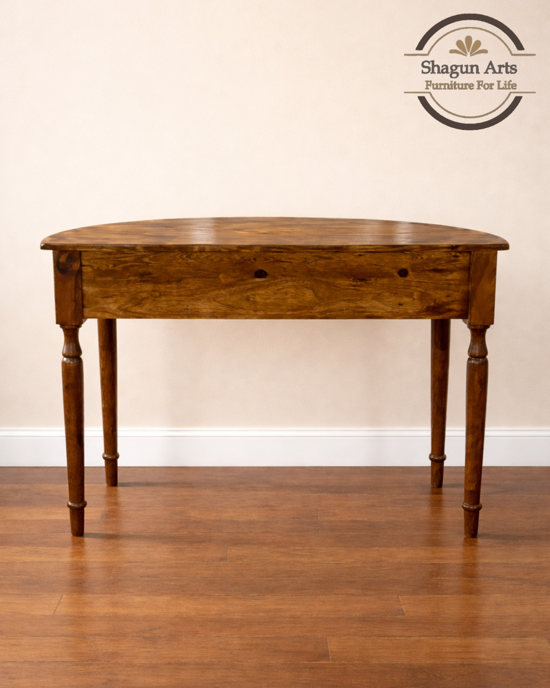 Solid Wood Console Table with Drawer for Entryway