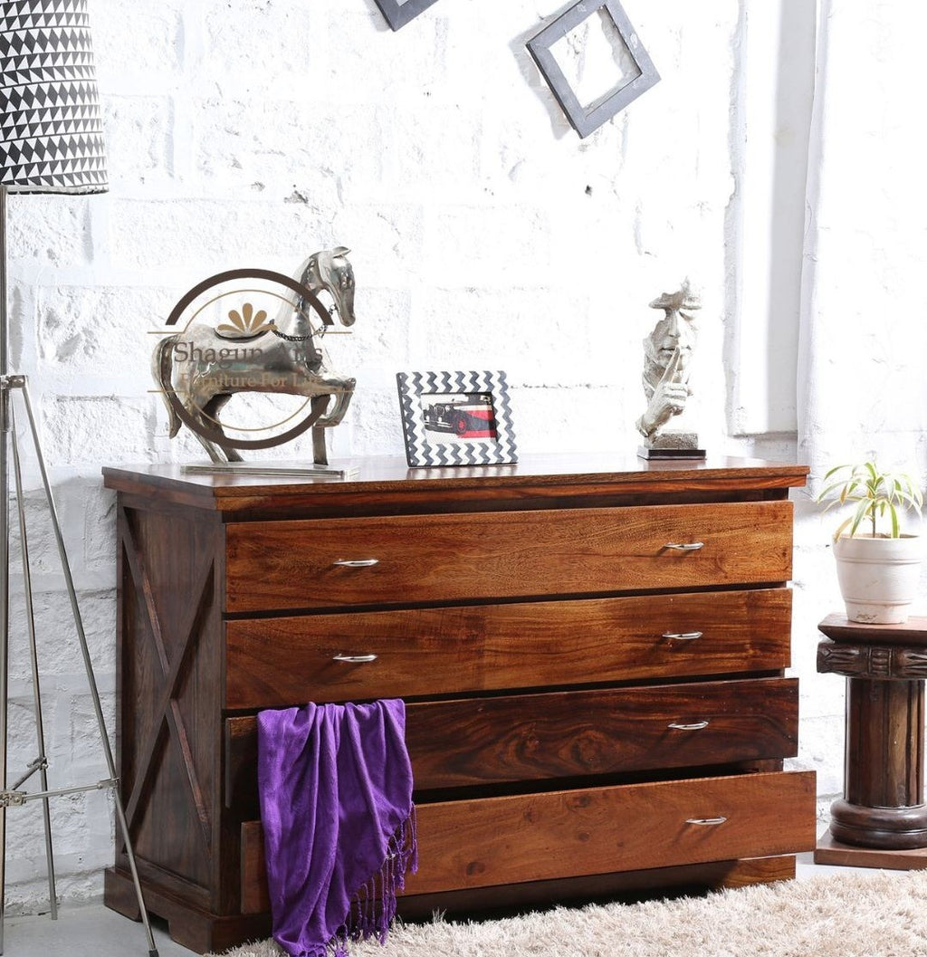 Abbey Wooden Chest of Drawer for Living Storage