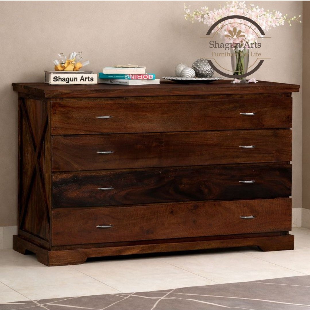 Abbey Wooden Chest of Drawer for Living Storage