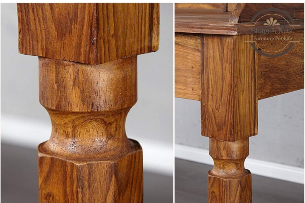 Wooden Study Table with Drawer Storage