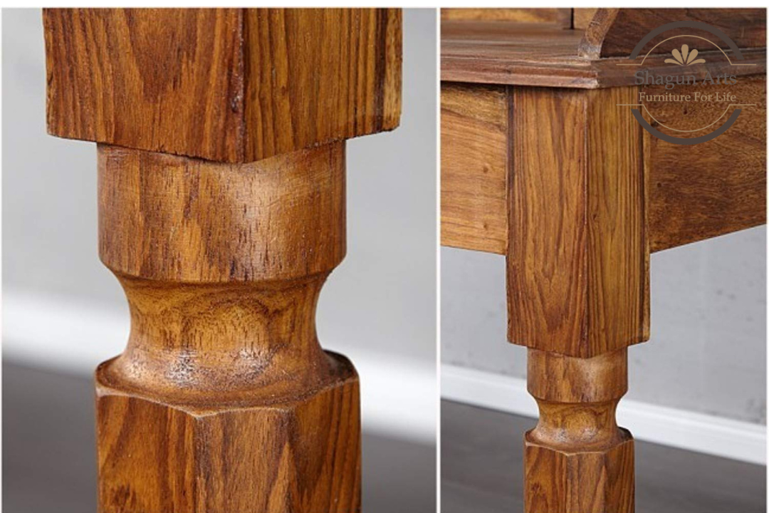 Wooden Study Table with Drawer Storage