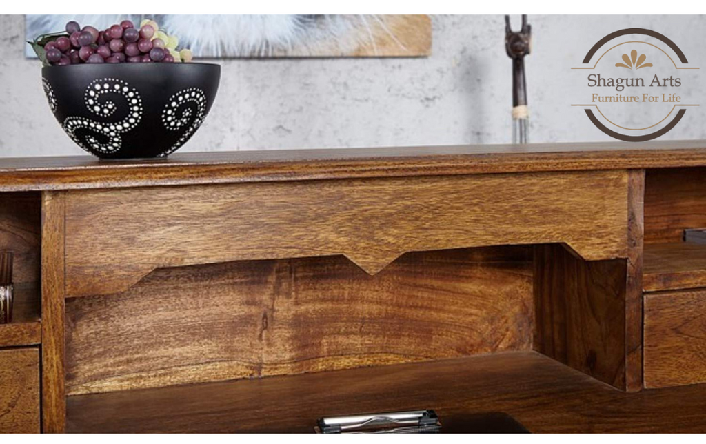 Wooden Study Table with Drawer Storage