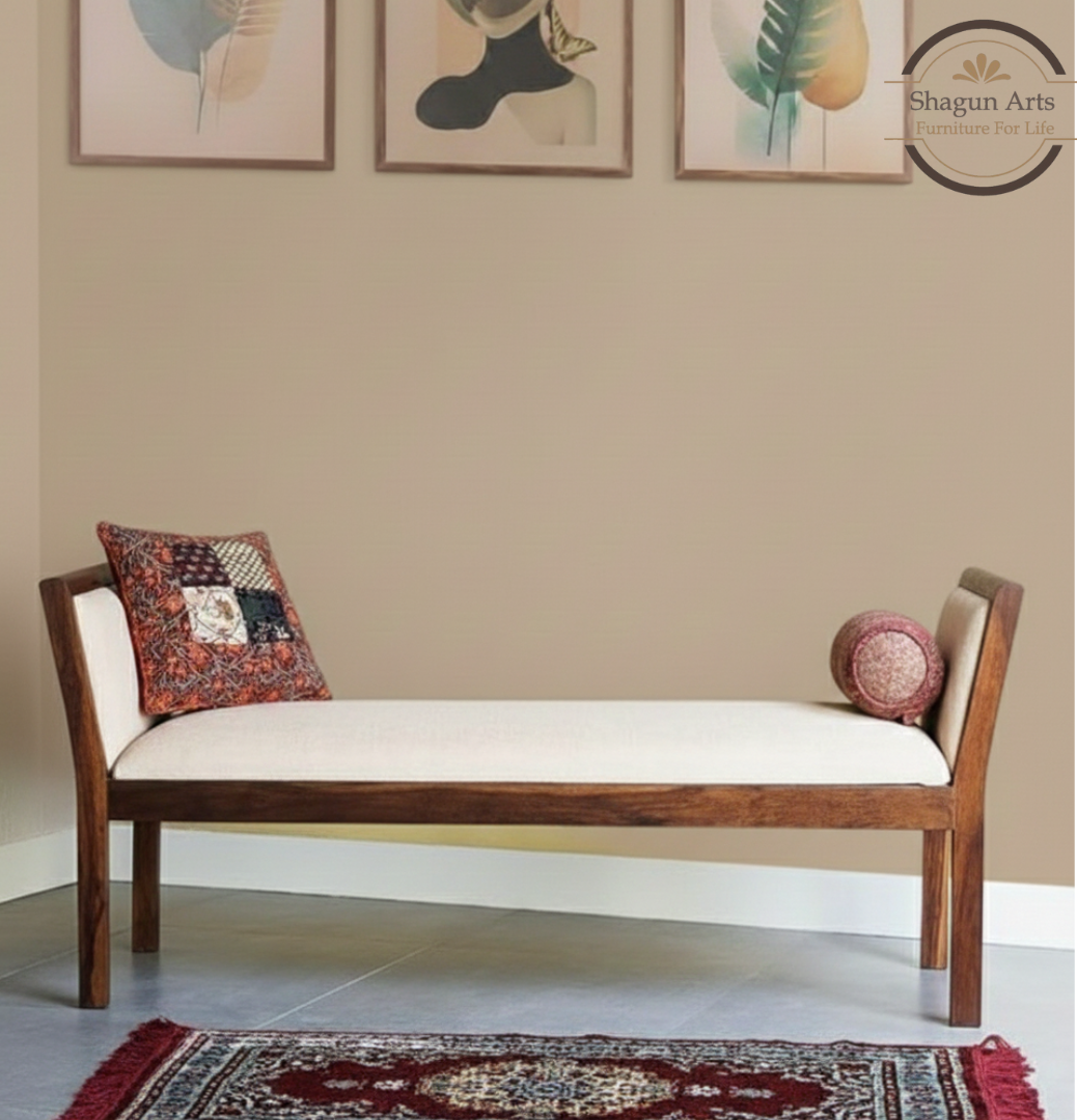 Sheesham Wood Bench for Living Room