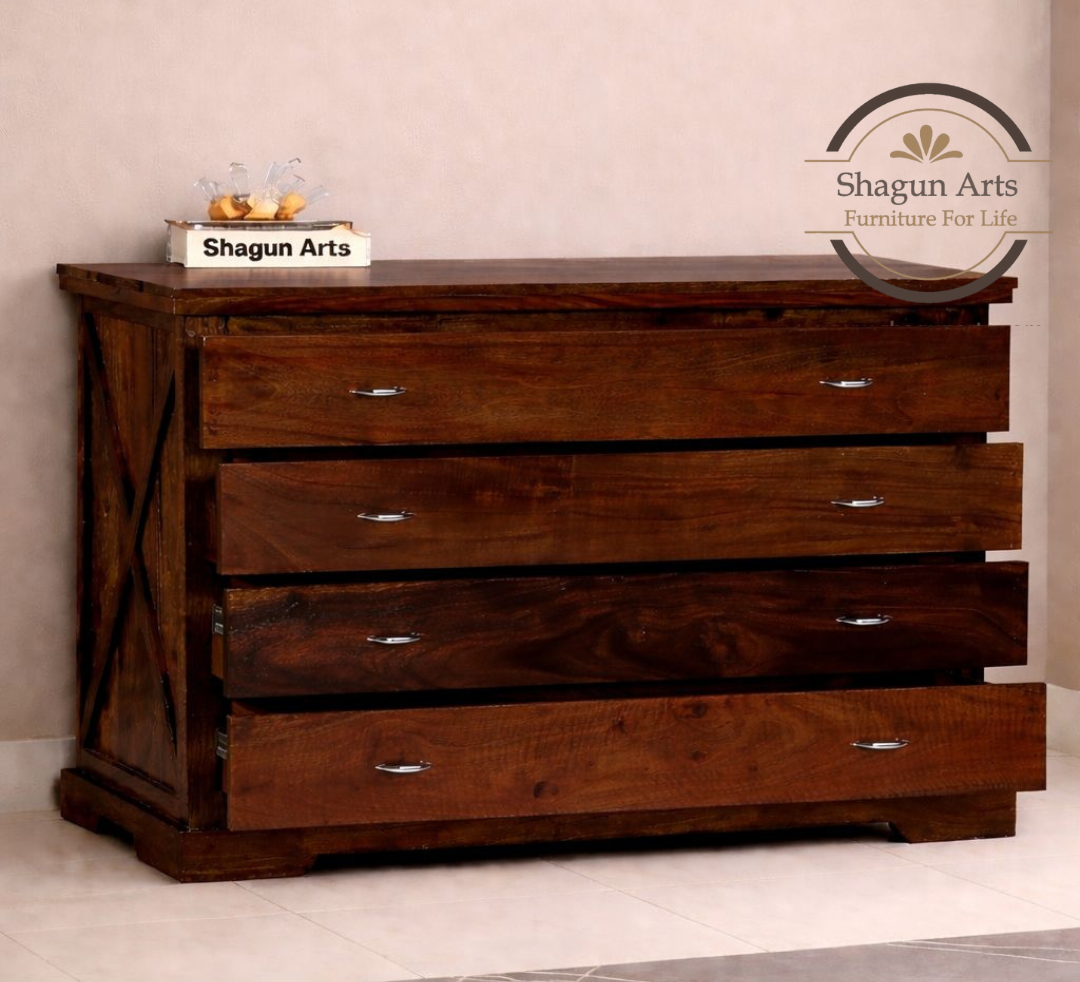 Abbey Wooden Chest of Drawer for Living Storage