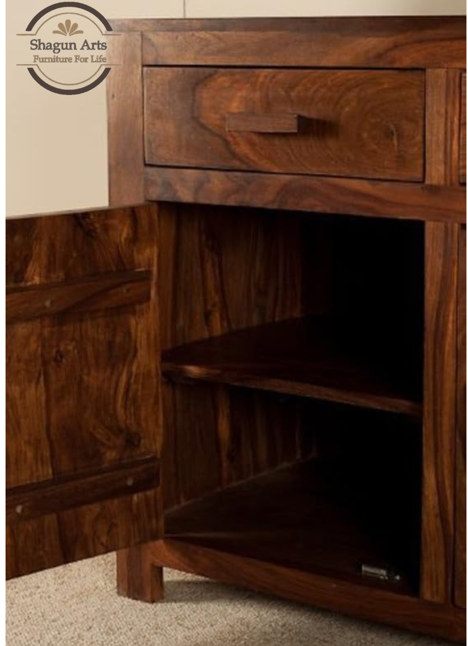 Wooden Sideboard Cabinet for Living Storage
