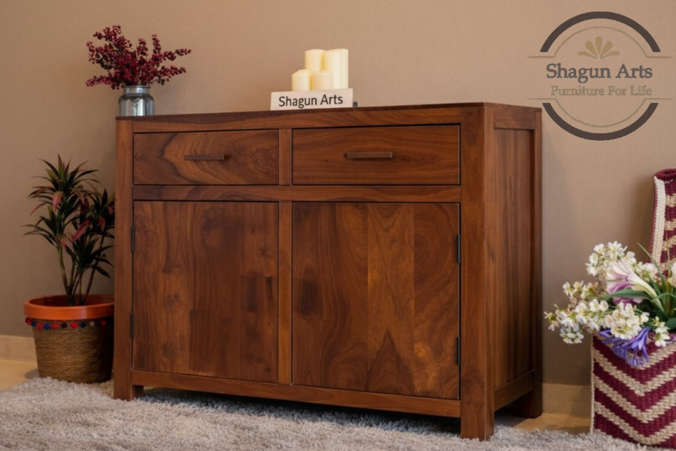 Wooden Sideboard Cabinet for Living Storage