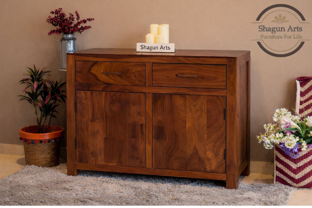 Wooden Sideboard Cabinet for Living Storage