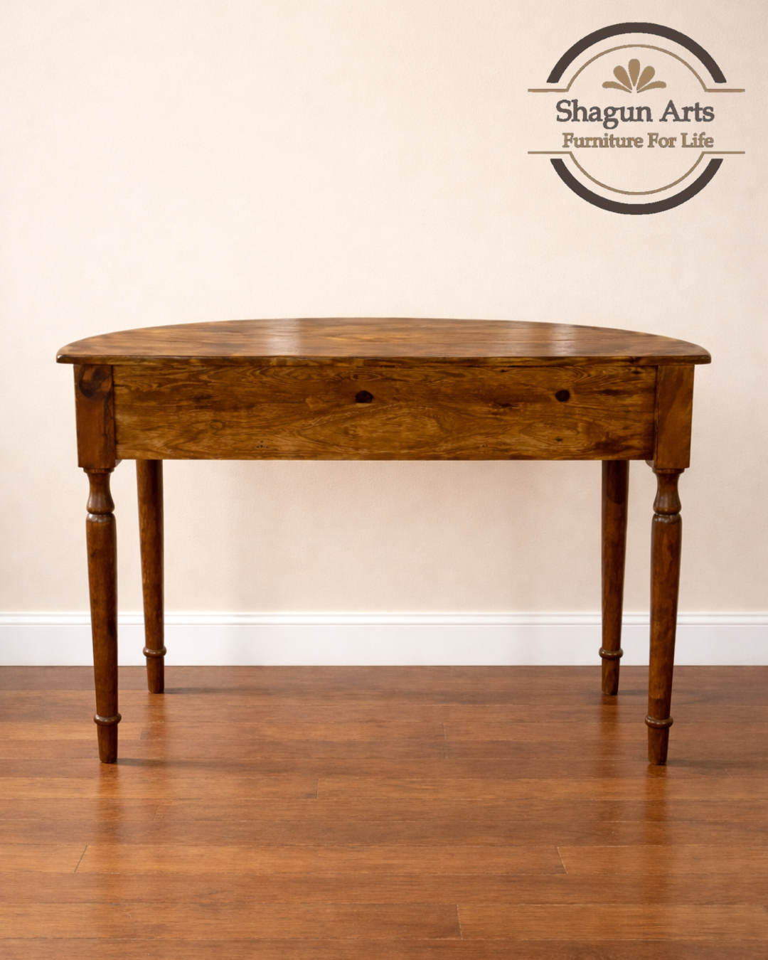 Solid Wood Console Table with Drawer for Entryway