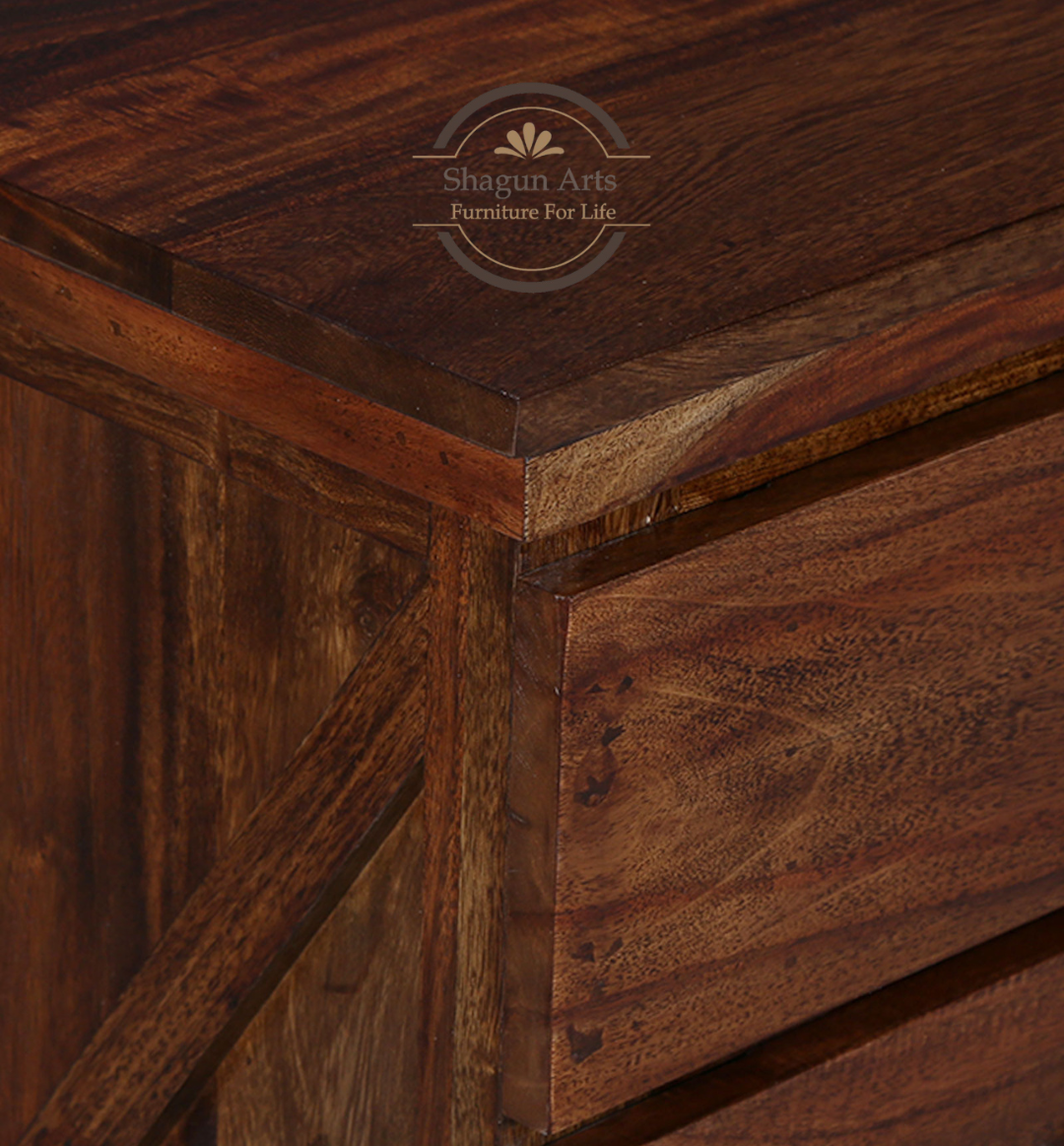 Abbey Wooden Chest of Drawer for Living Storage