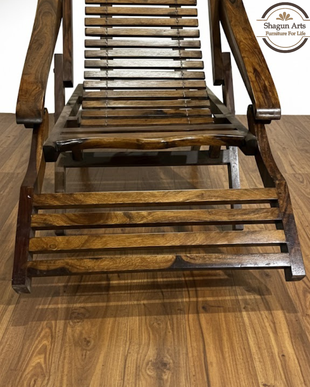 Sheesham Wood Folding Relaxing Beach Chair