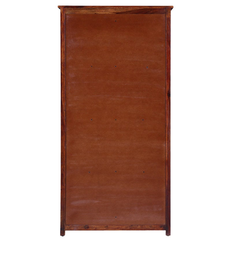 Osias Solid Wood Book Shelf in Honey Oak Finish