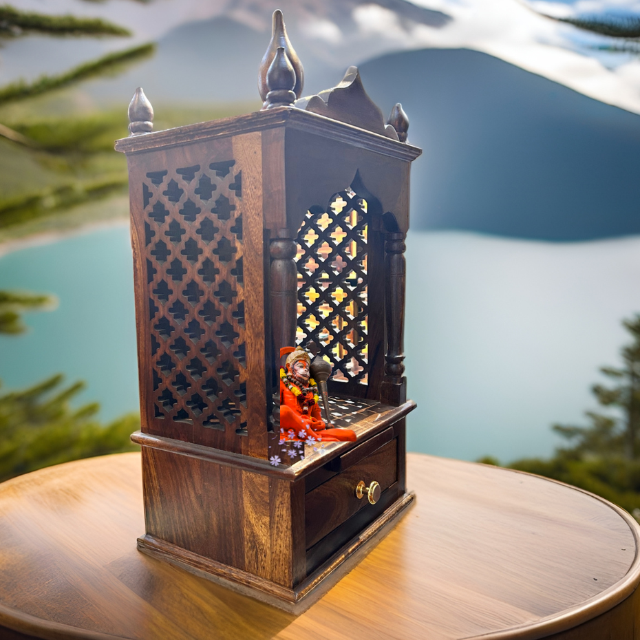 Kairos Solid Sheesham Wood Temple
