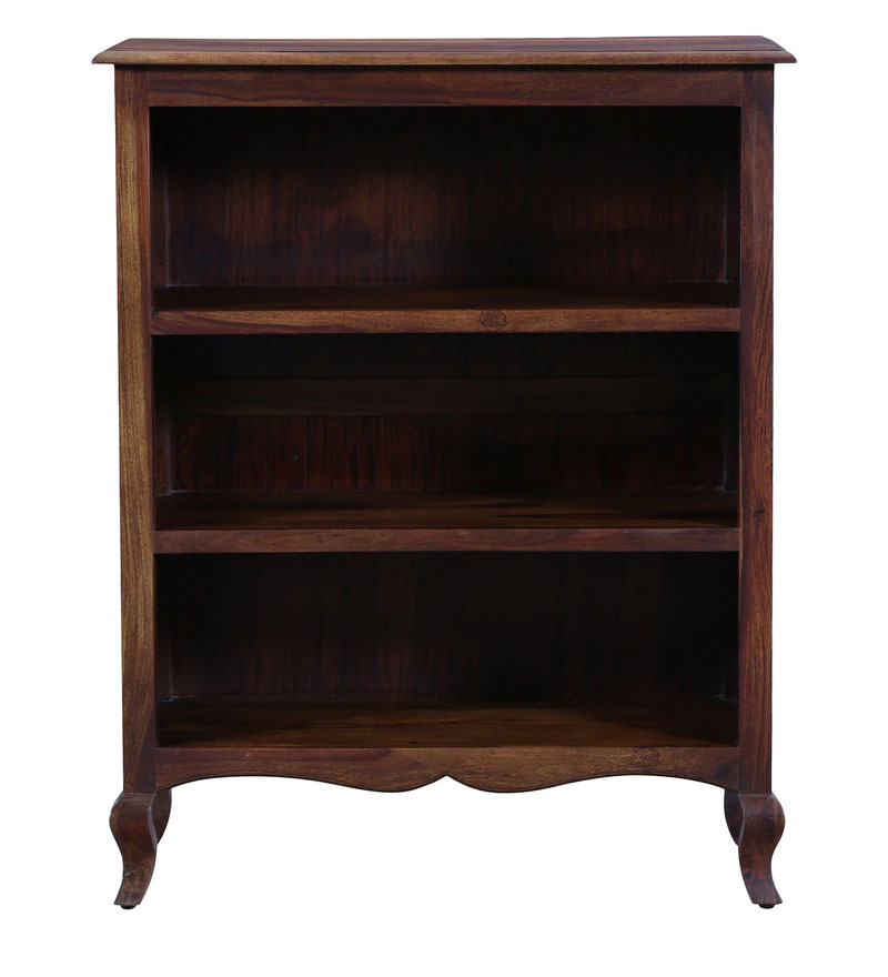 Osias Solid Wood Book Shelf in Provincial Teak Finish