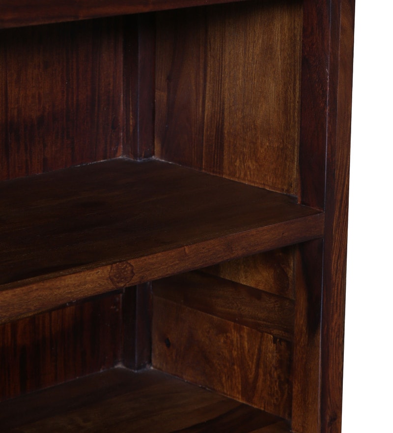 Osias Solid Wood Book Shelf in Provincial Teak Finish