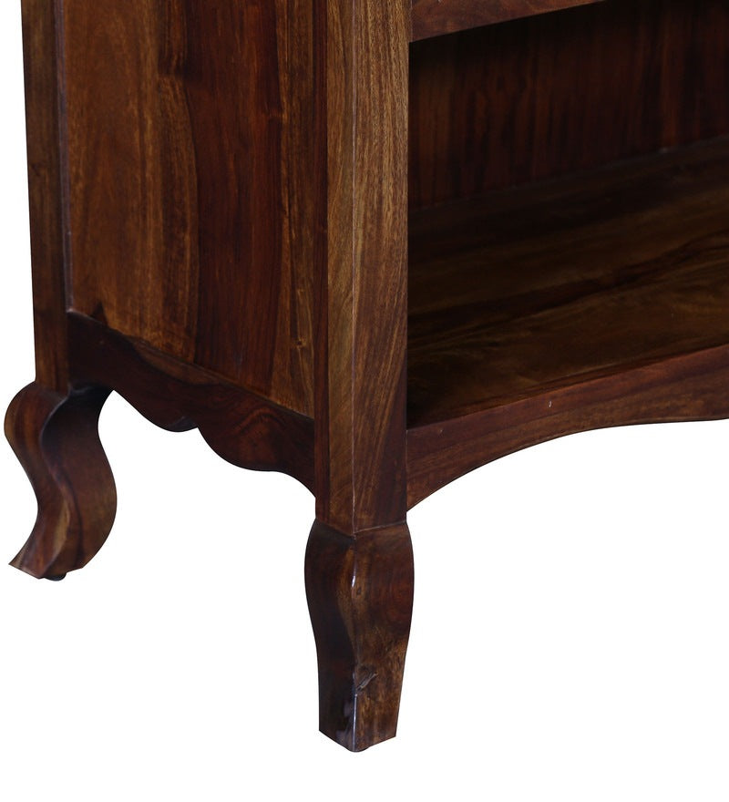 Osias Solid Wood Book Shelf in Provincial Teak Finish