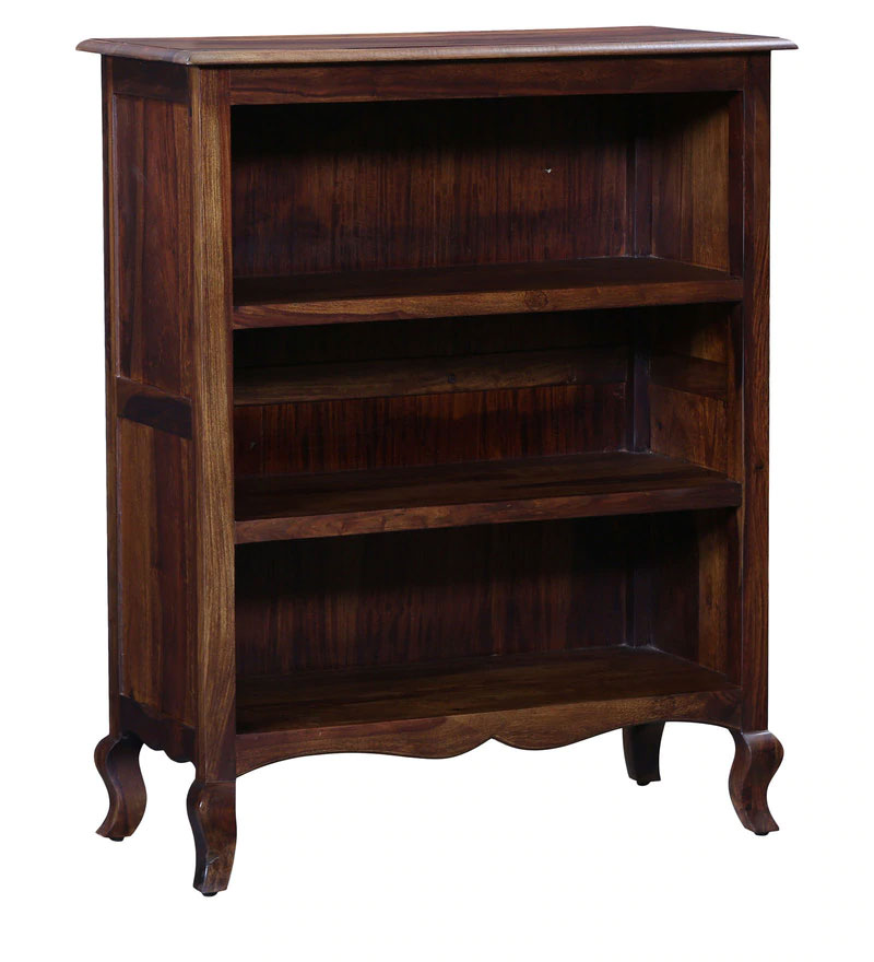 Osias Solid Wood Book Shelf in Provincial Teak Finish