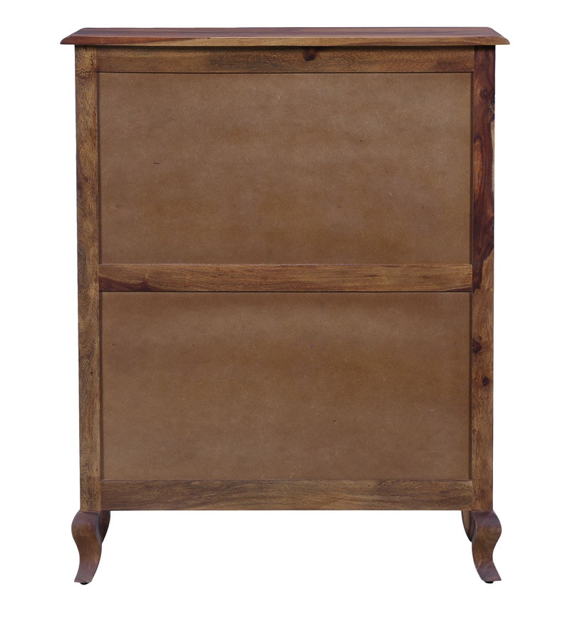 Osias Solid Wood Book Shelf in Provincial Teak Finish