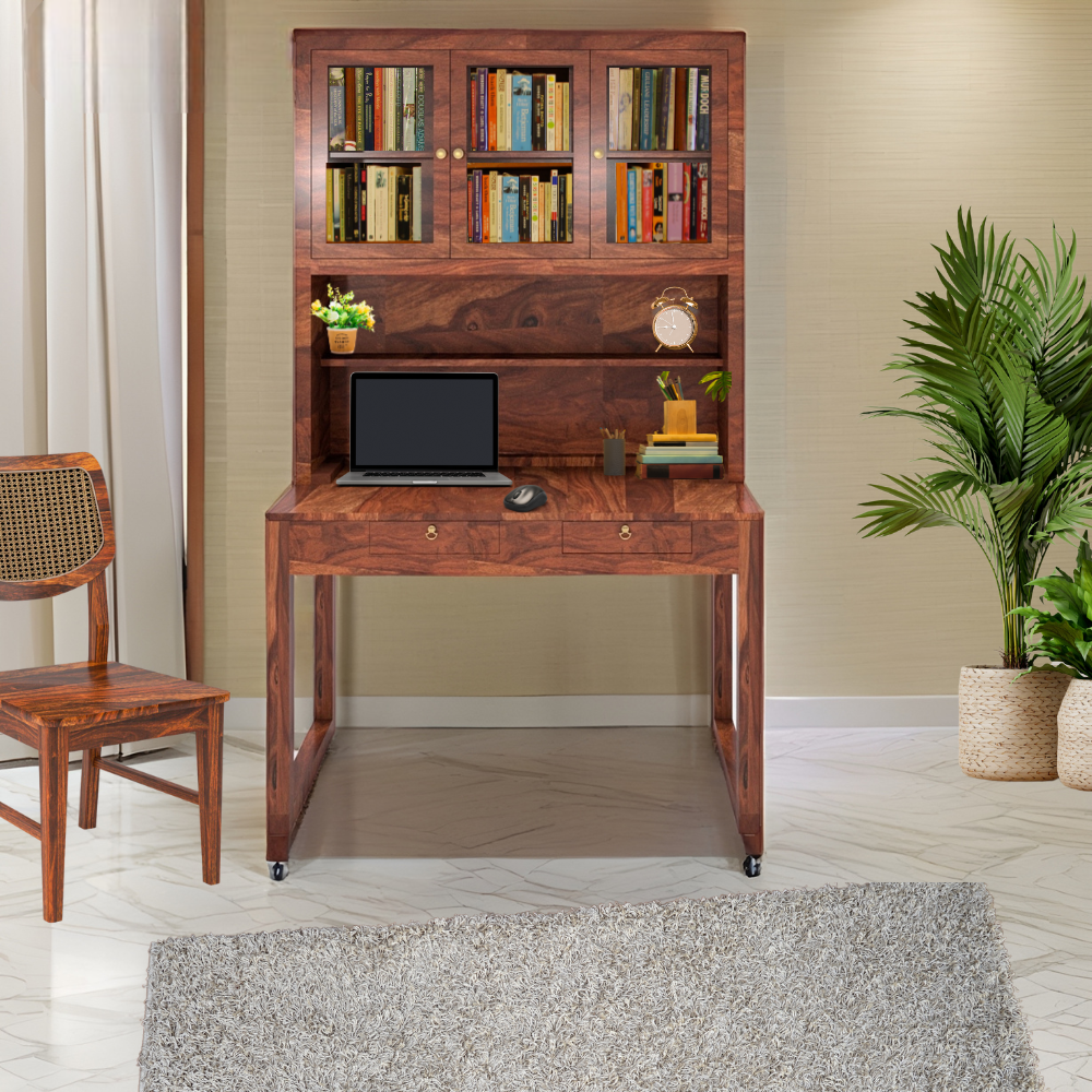 Harlow Solid Sheesham Wood Study Table