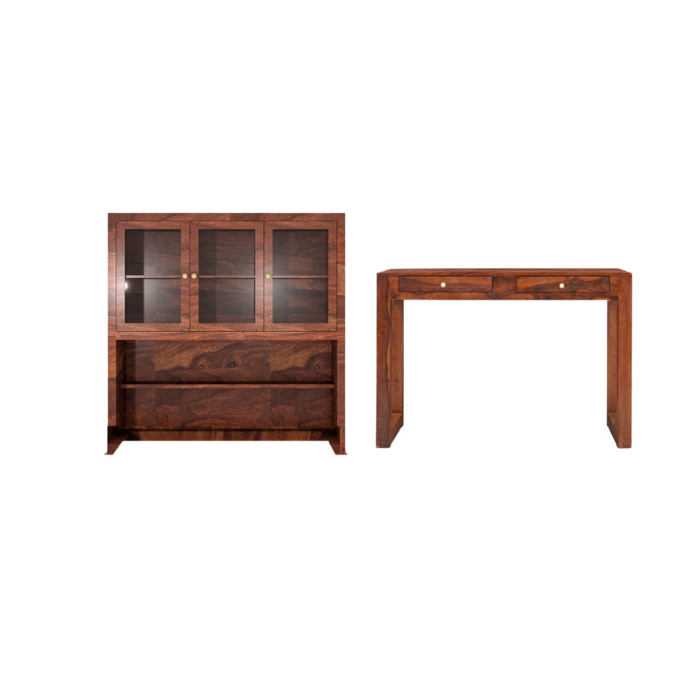 Harlow Solid Sheesham Wood Study Table