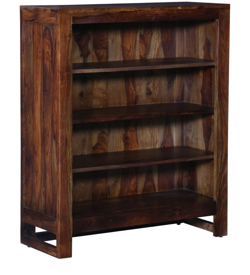 Greta Solid Wood Book Shelf in Provincial Teak Finish