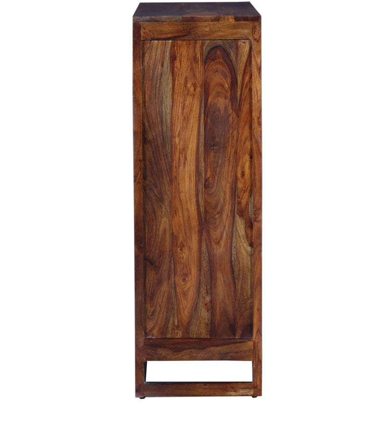 Greta Solid Wood Book Shelf in Provincial Teak Finish