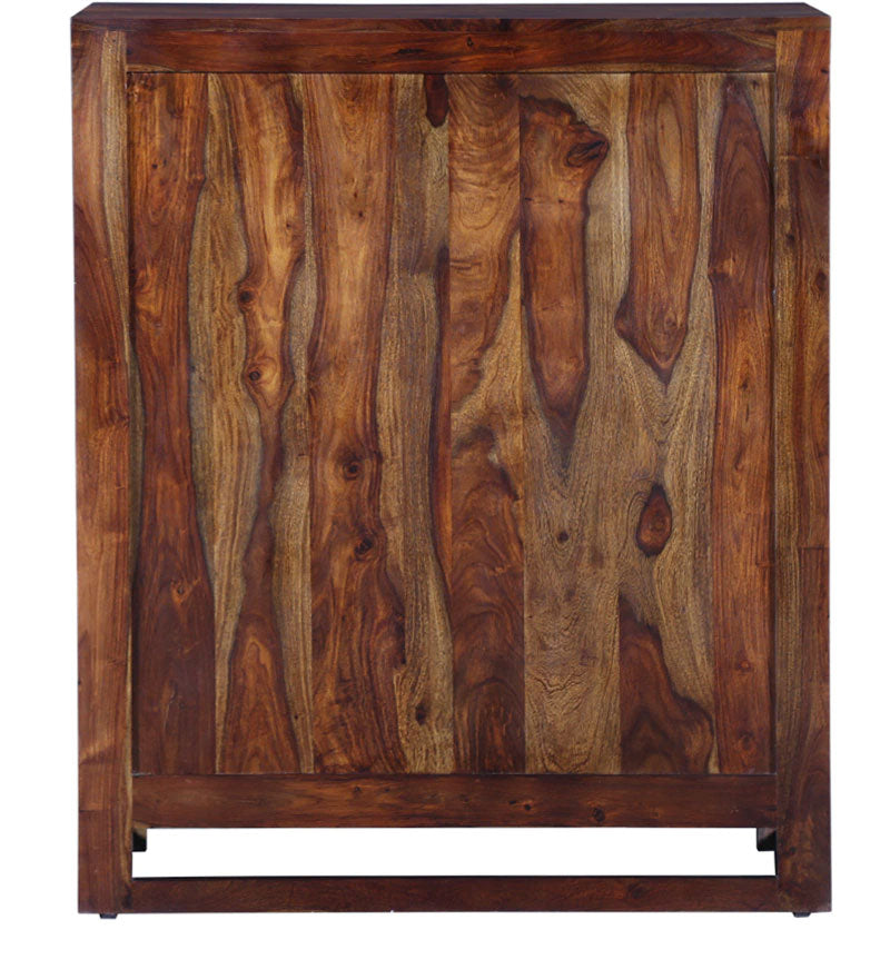 Greta Solid Wood Book Shelf in Provincial Teak Finish