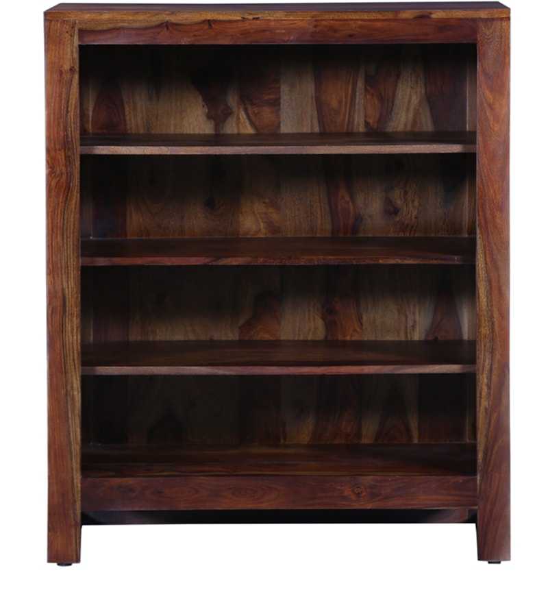 Greta Solid Wood Book Shelf in Provincial Teak Finish