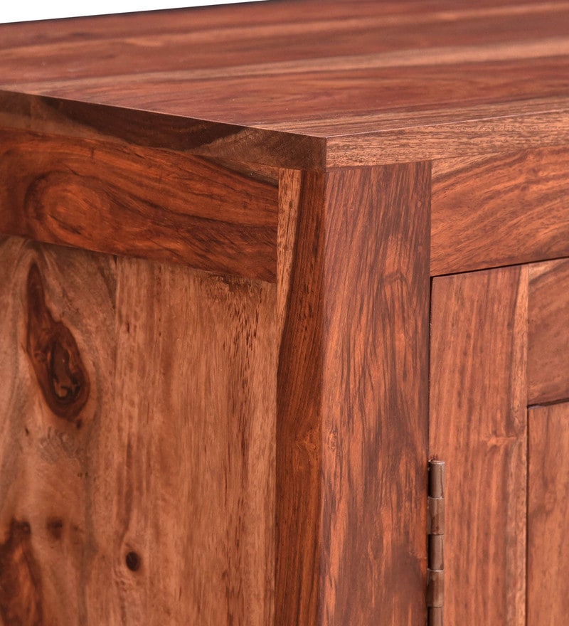Jett Sideboard Solid Wood Sideboard in Rustic Teak Finish
