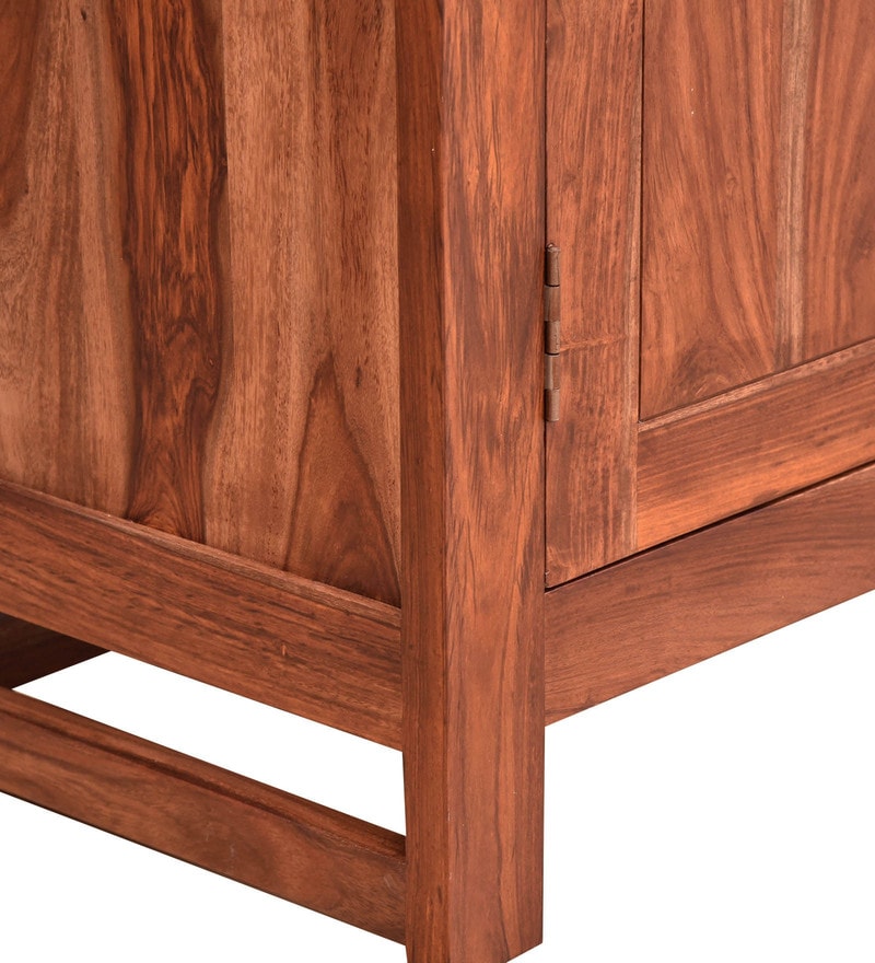 Jett Sideboard Solid Wood Sideboard in Rustic Teak Finish