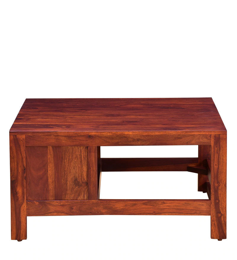 Lynet  Solid Wood Coffee Table in Honey Oak Finish